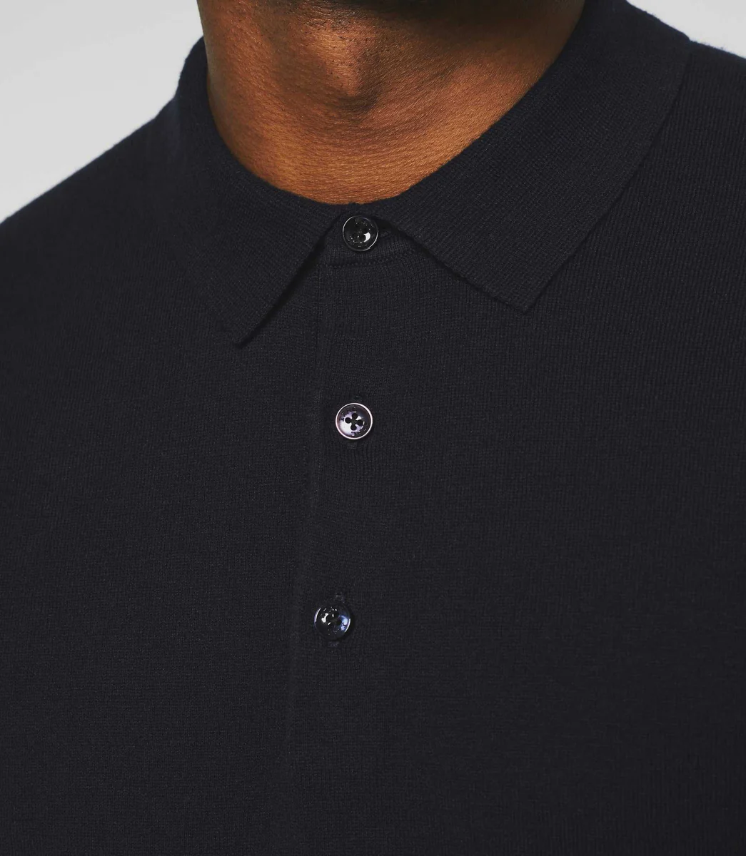 Polo manches courtes marine 