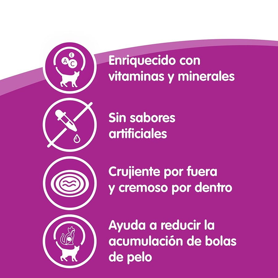 Whiskas Petiscos Anti-Bolas de Pelo para Gatos