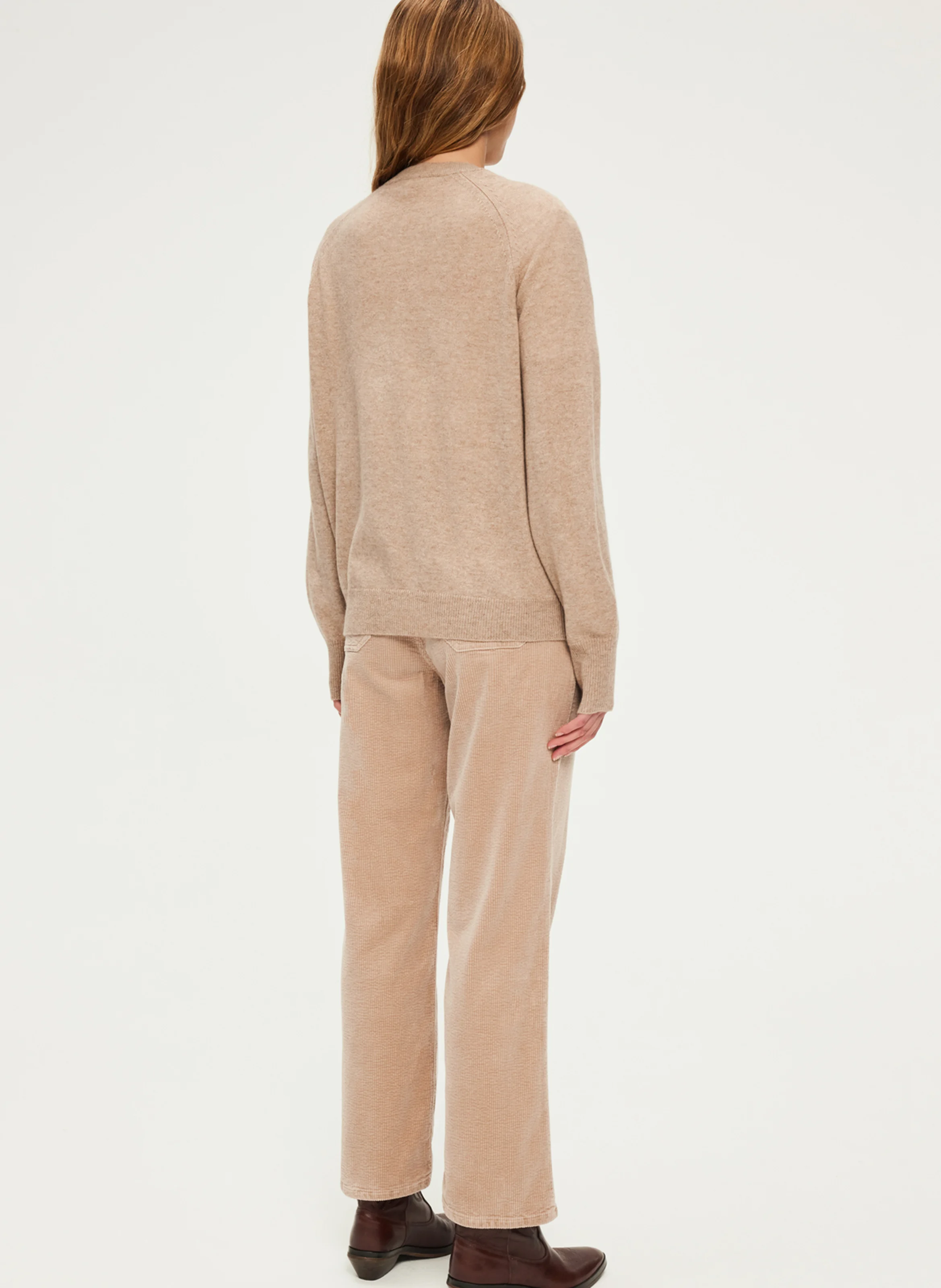 JULISSA - Pull droit en cachemire | Beige
