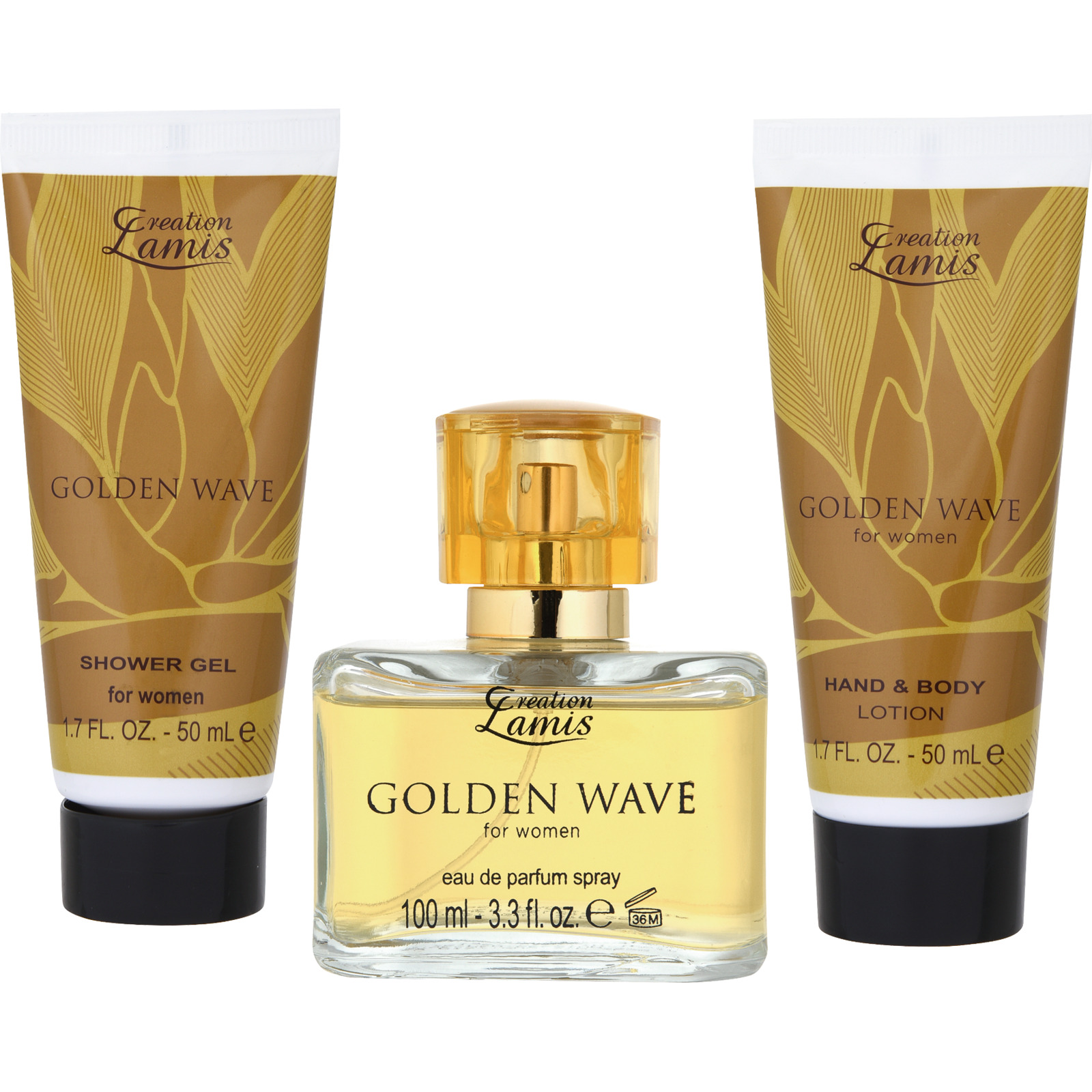 Creation Lamis Golden Wave Duftset, 3-teilig