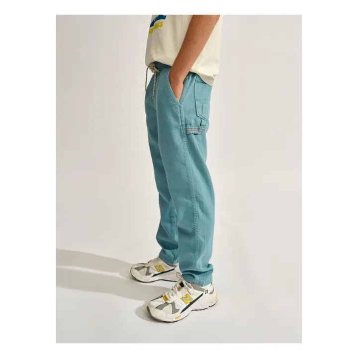 Bellerose Pantalon Droit Painter | Bleu gris