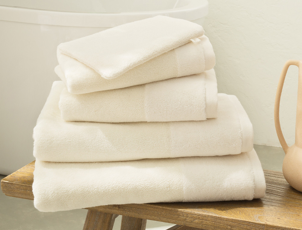 Linge de bain uni-Bio nature