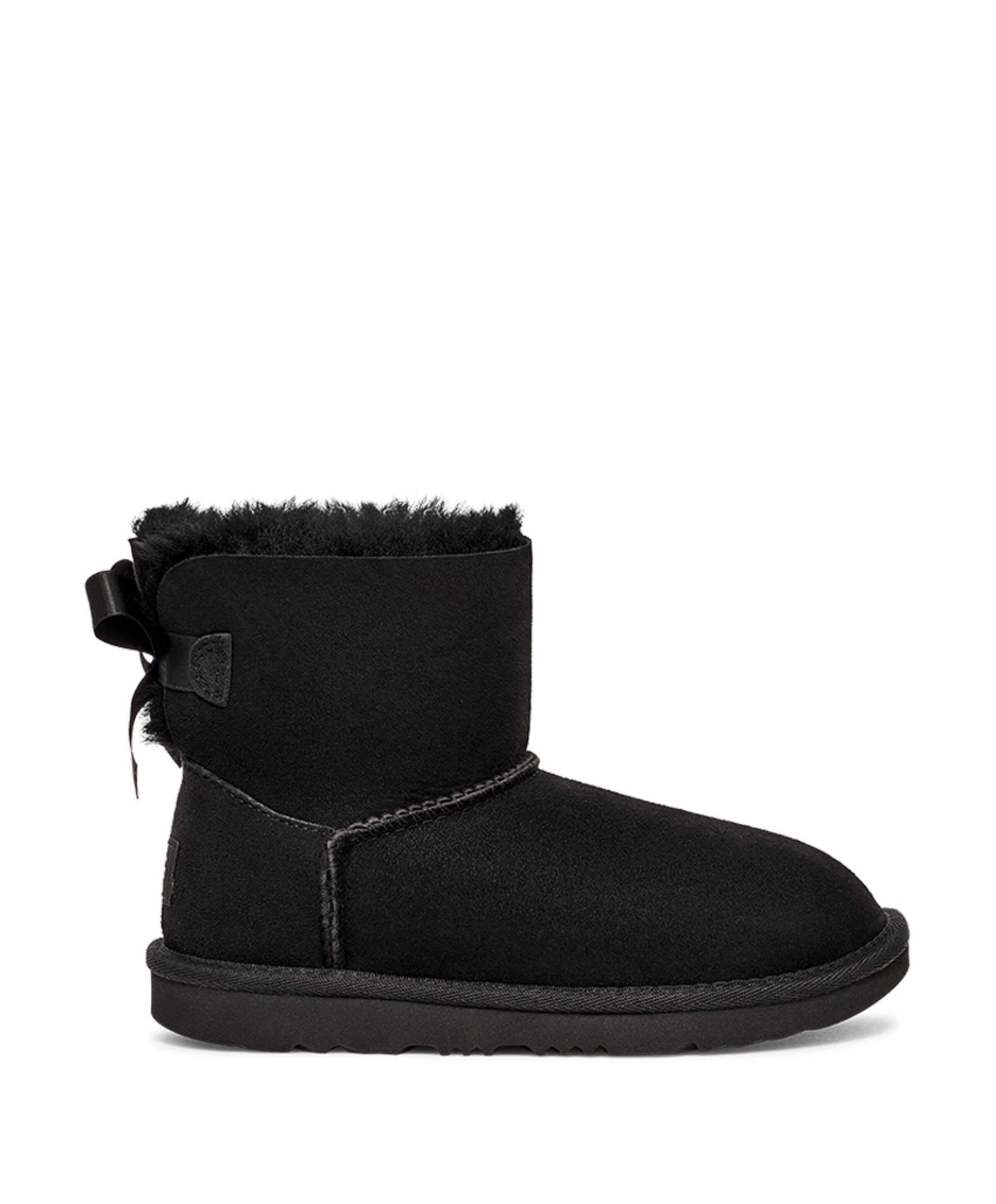Ugg K MINI BAILEY BOW II meisjes enkellaarzen zwart