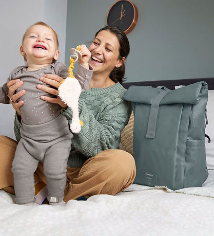 Lässig Wickeltasche - GRE Rolltop Up Backpack - Anthrazit