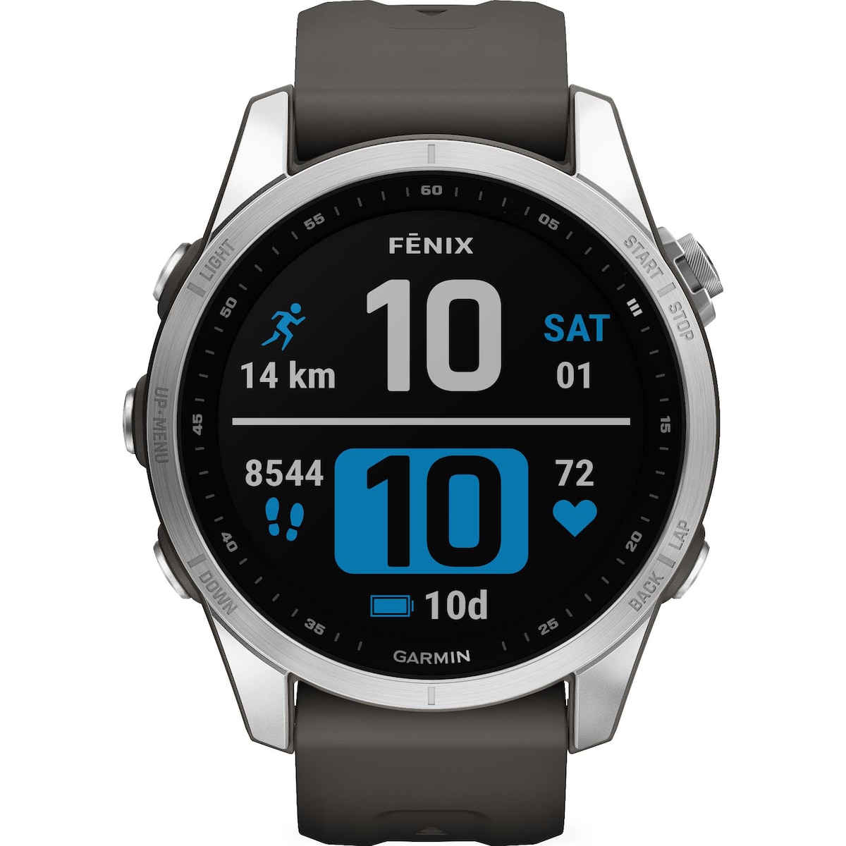 Garmin Fenix 7S smartklokke 42 mm (grafitt)