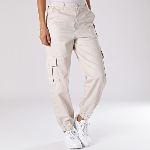 Pantalon Cargo Femme JJXX Holly Beige