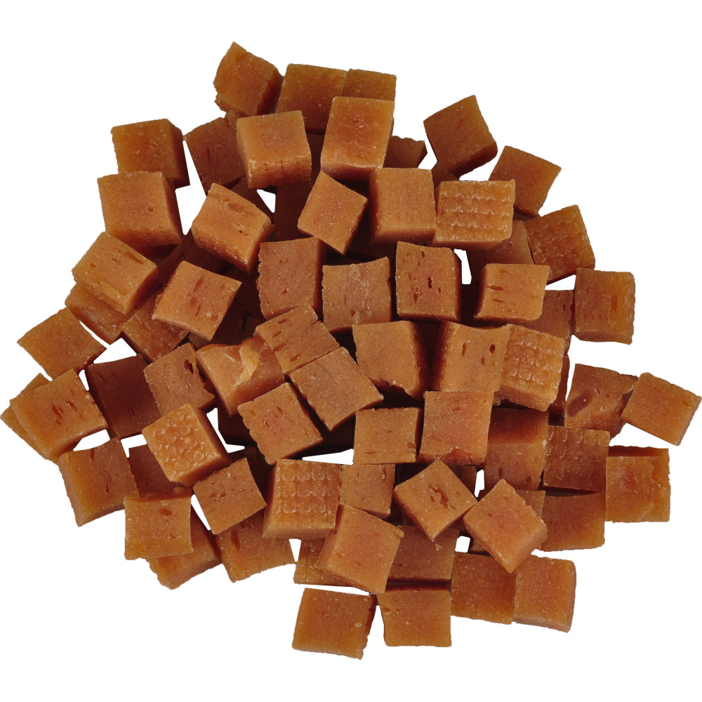 Friandises hapki petits cubes de canard 85 g pour chien