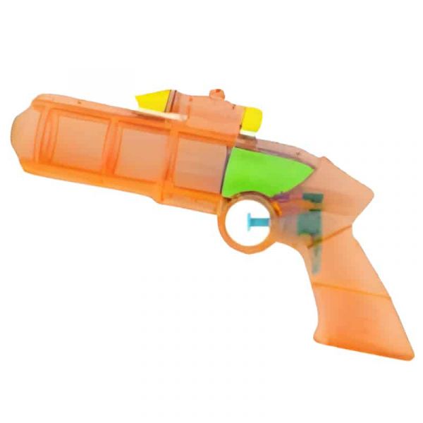 Solmar Pistola de Água Compacta Translúcida 22 cm Laranja