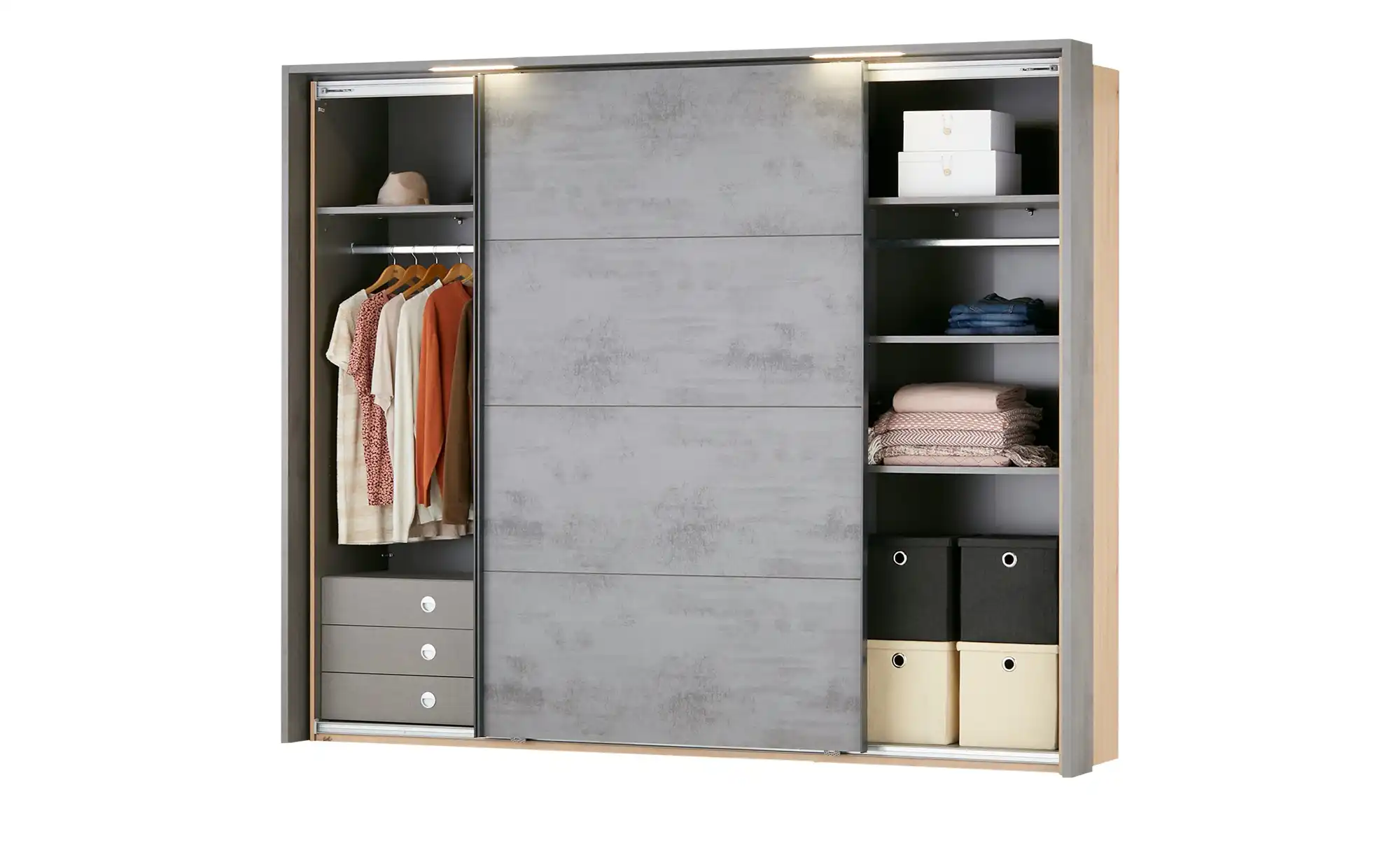 Schwebetürenschrank, 2-türig Corris