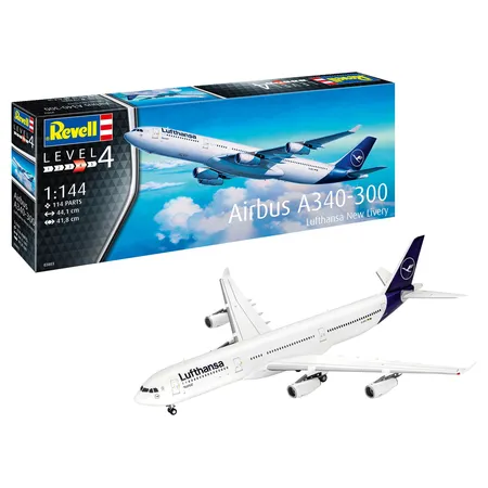 Revell A340-300 Lufthansa New Livery