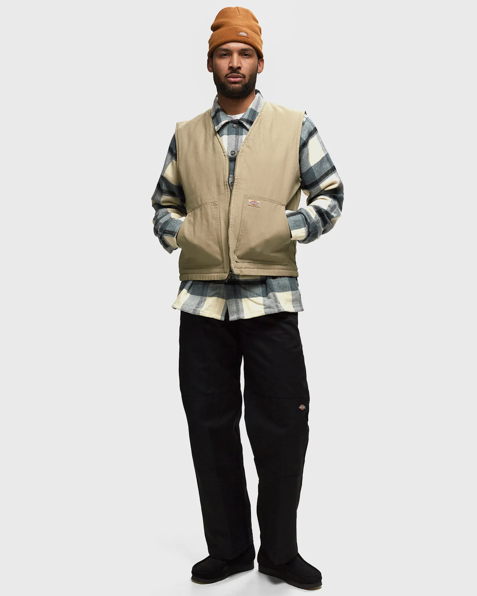 DICKIES DICKIES DUCK CANVAS SMMR VEST  SW DESERT SAND