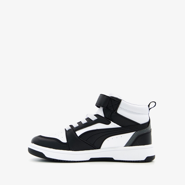Puma Rebound V6 Mid jongens sneakers grijs/wit