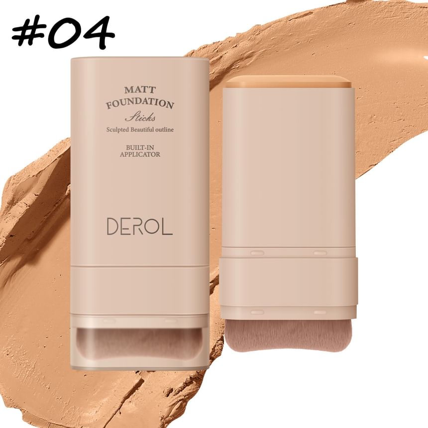 DEROL - Matte Foundation Stick - #04-#05