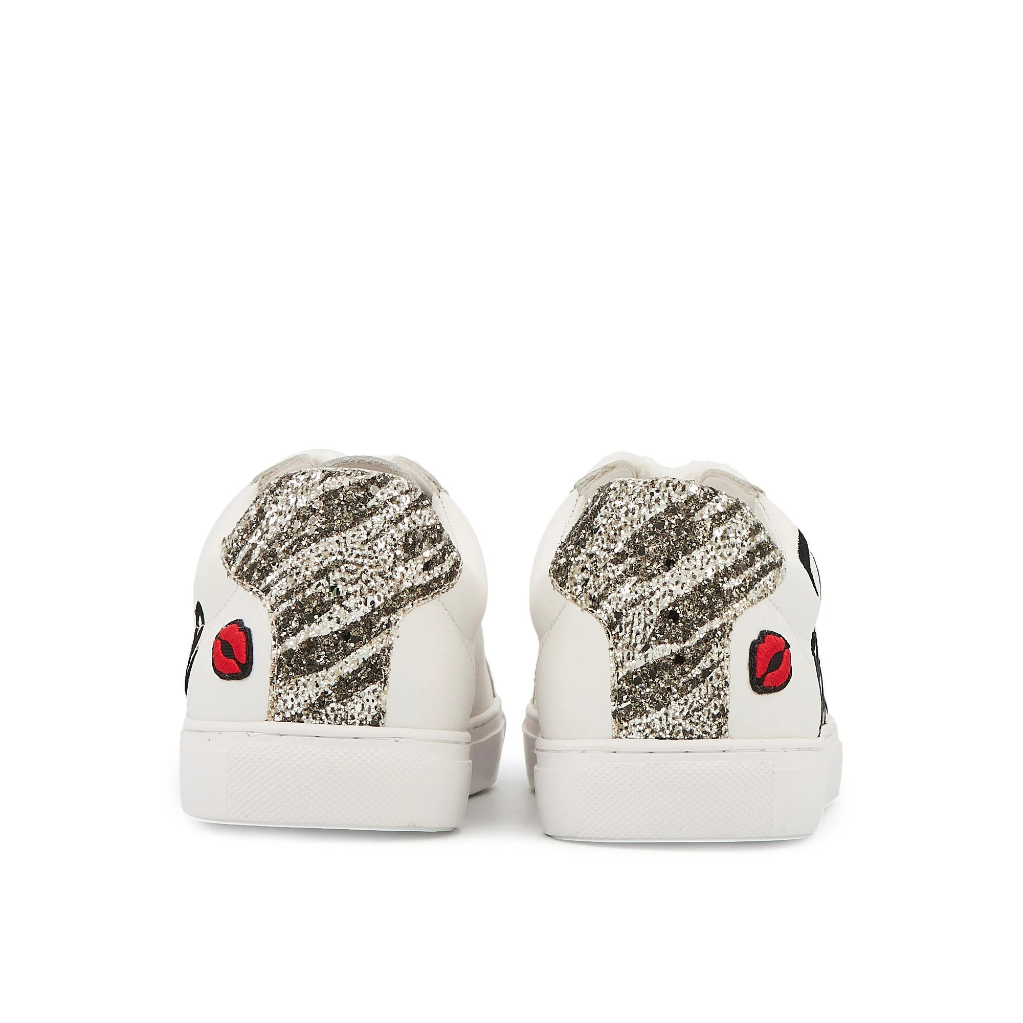SIMONE FOLIE DOUCE - Sneakers en cuir | Blanc