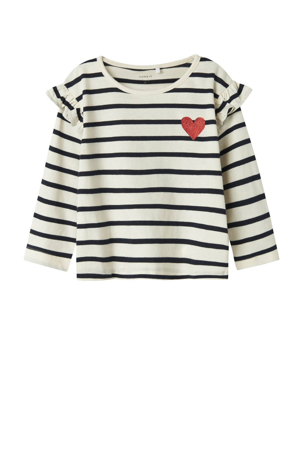 NAME IT longsleeve ecru met glitter