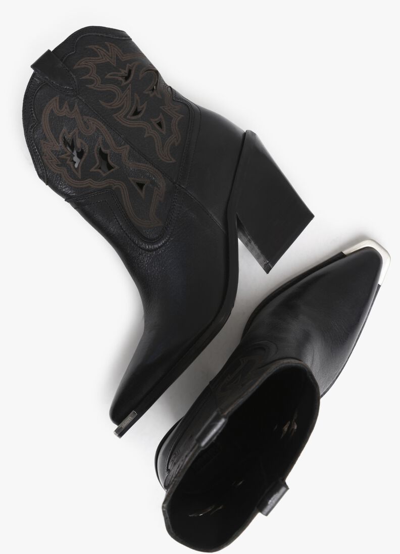 BRONX zwarte bronx enkellaarsjes new-kole 34315