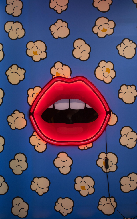 Seletti Blow Neon LED wandlamp Mouth