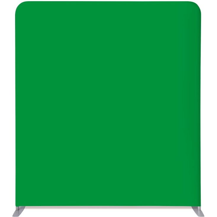 Zipper-Wall Straight Basic 200 x 230 cm Fond Vert Chroma Key