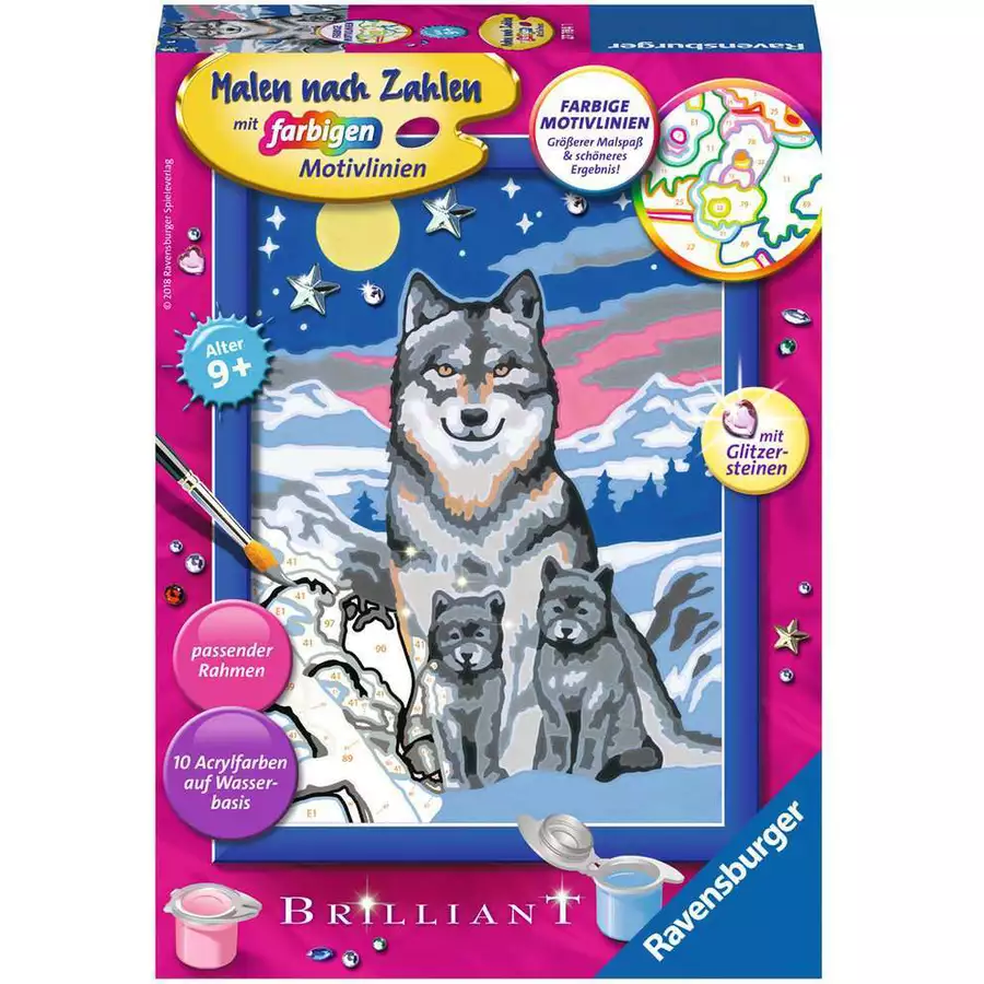 Ravensburger Süße Wolfsfamilie bunt