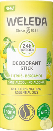 Weleda Deodorant Stick 24h Citrus-Bergamot 50g