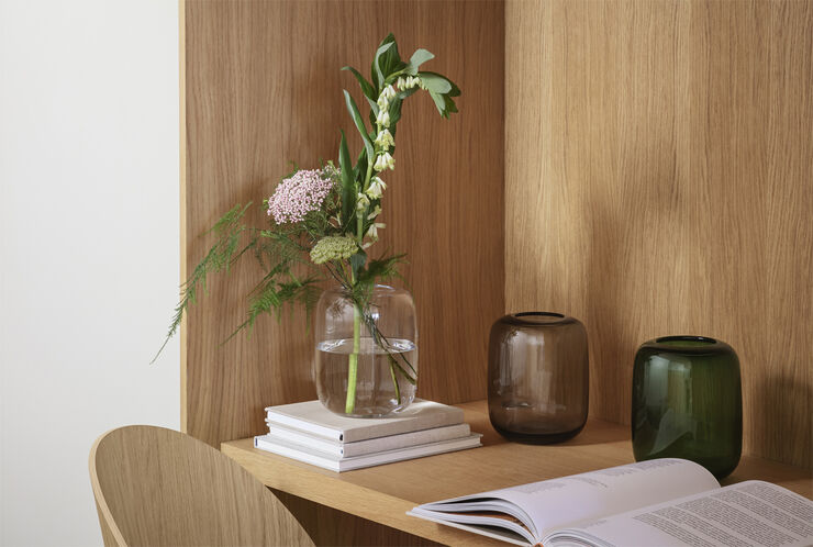 Eva Solo Acorn vase H16,5 Stone Grå