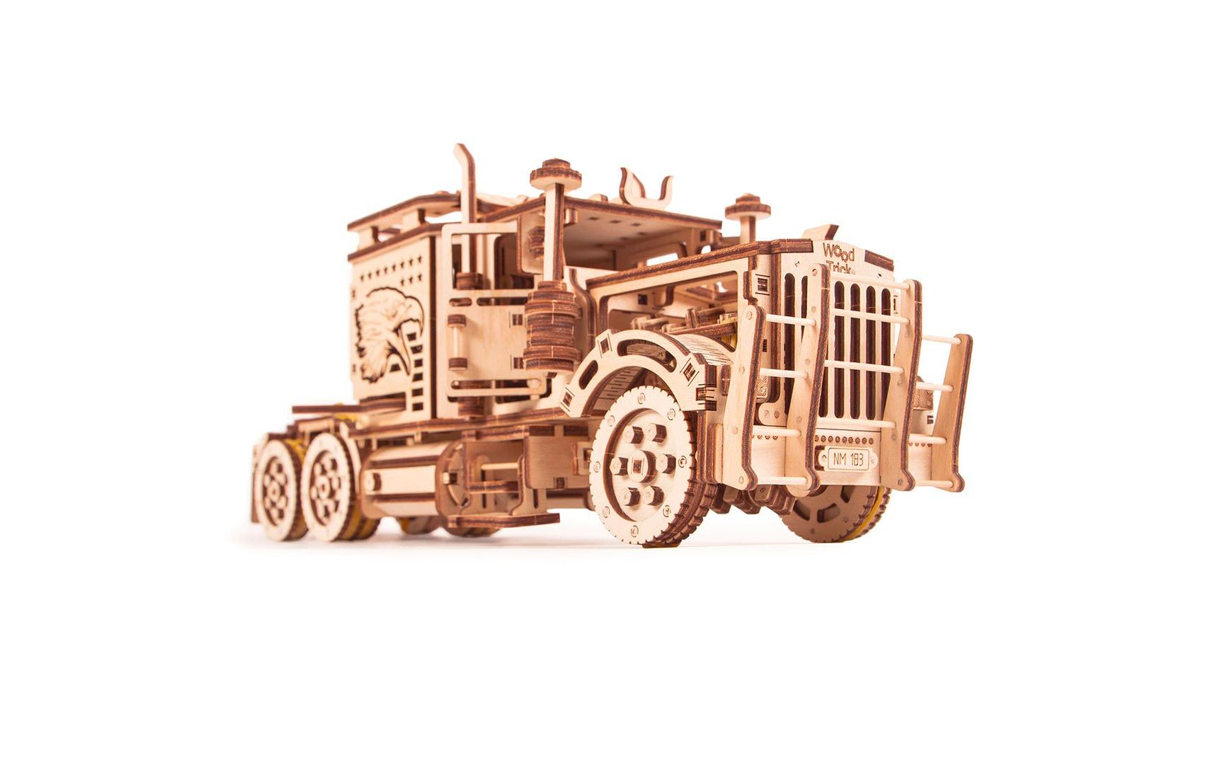 Bausatz LKW-SattelschlepperLastwagen 3D Bausatz aus Holz