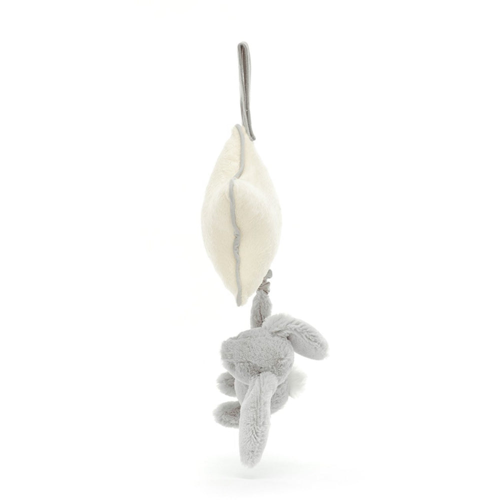 Køb Jellycat Bashful Silver Kanin Musikuro