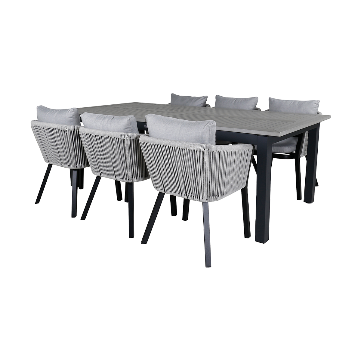 Tuinstoel Elly - set van 2 Zwart