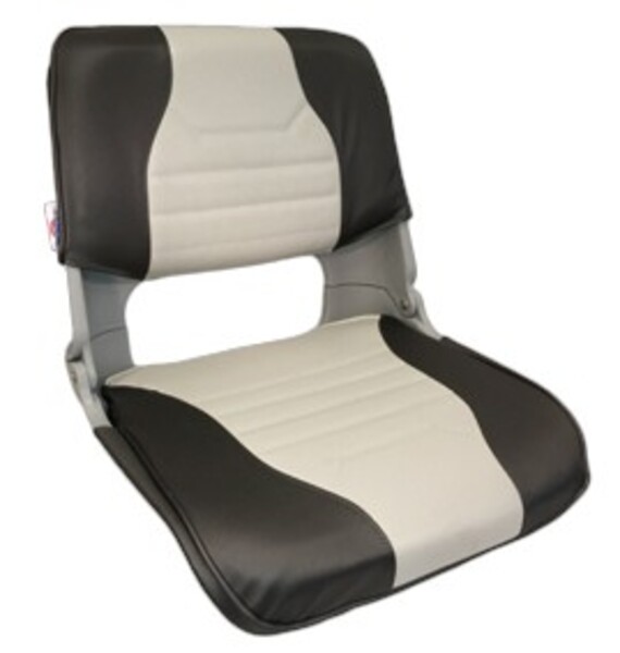 Siège de bateau Skipper Deluxe Springfield Gris (Incl. Set de Coussins assortis)