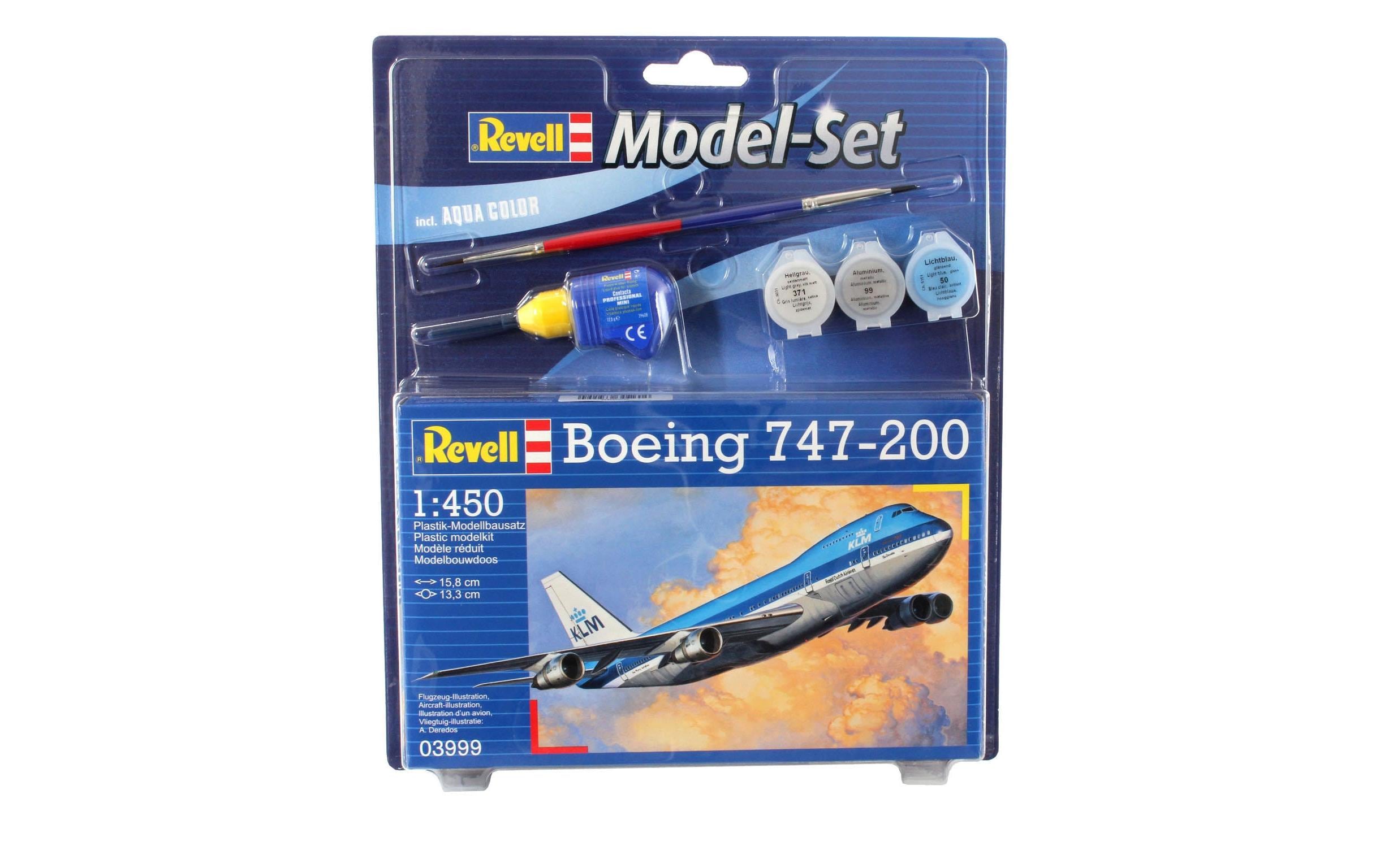 Bausatz Model-Set Boeing 747-200 1:450Kunststoff Modellbausatz