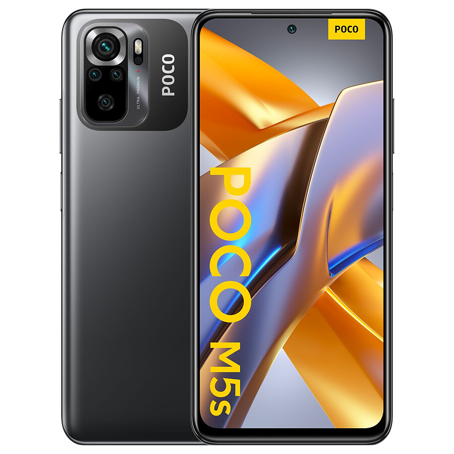 Xiaomi Poco M5s Noir - 128 Go + Buds 4 Lite + PowerBank 10 000 mAh