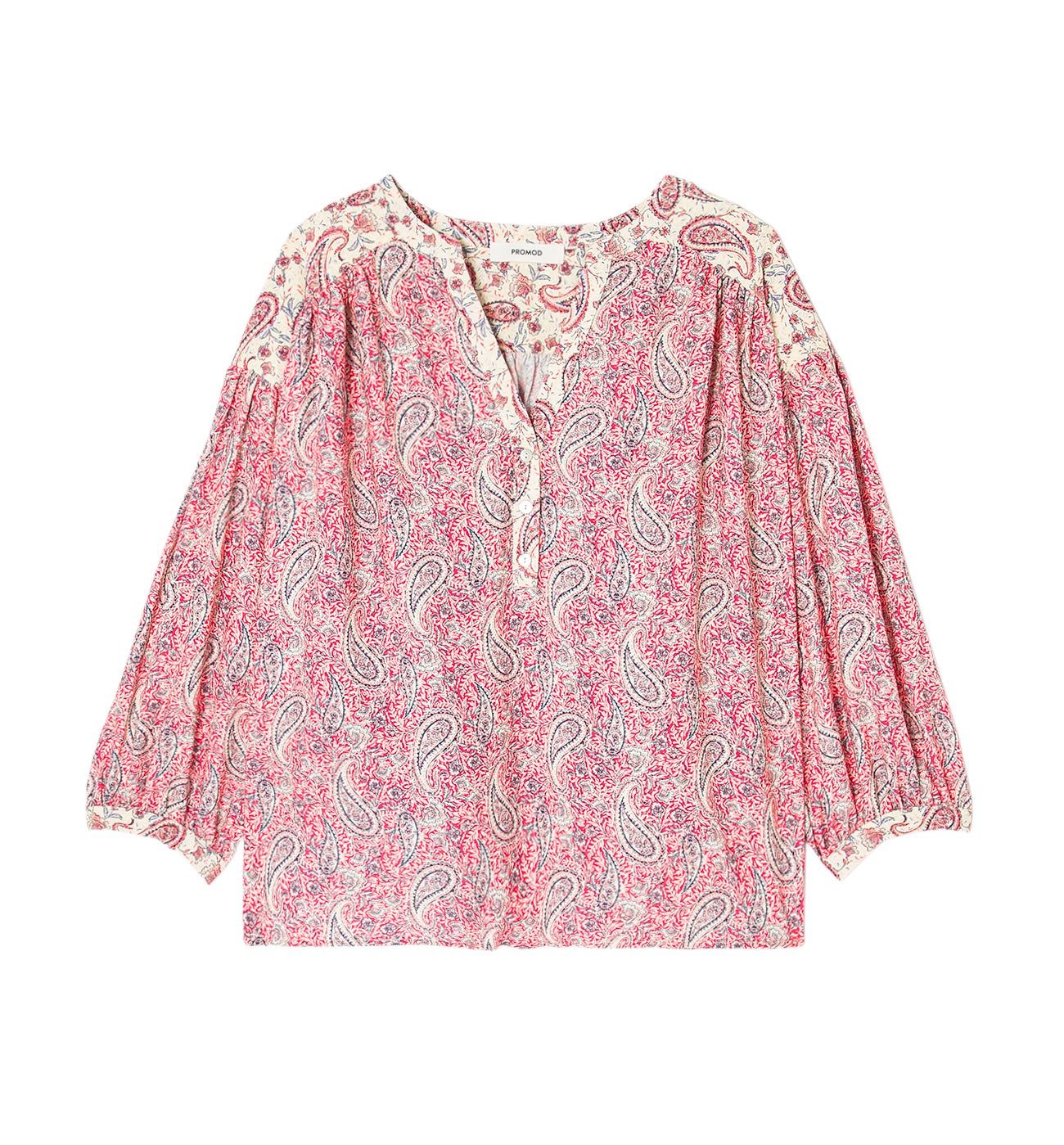 Blouse imprimée Femme - Imprimé écru