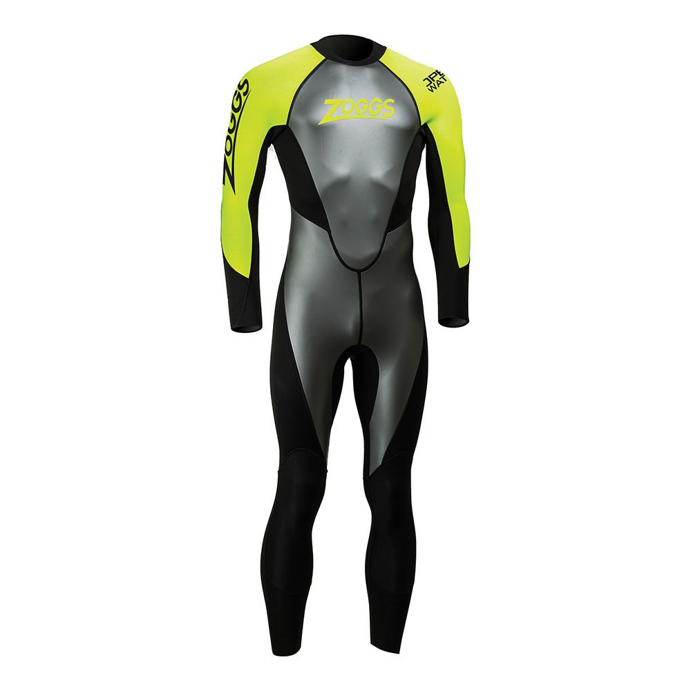 Zoggs OW EXPLORER GSK FS BZ - Combinaison intégrale 3/2 mm Homme black/lime