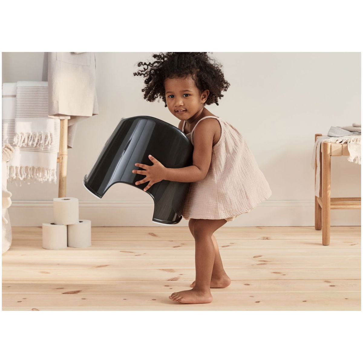 BabyBjörnBabyBjörn   Topfstuhl schwarz weiss