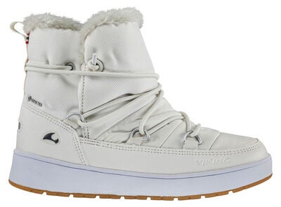 Viking Snøfnugg Mid GTX Warm Vintersko, Eggshell