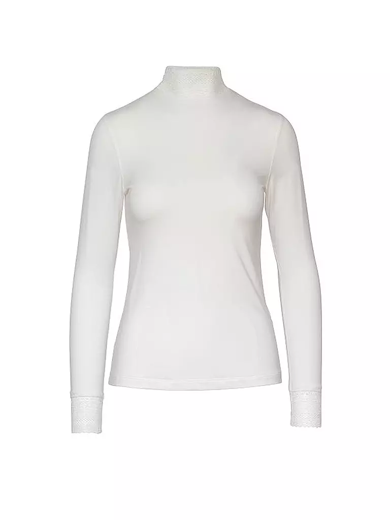 FELI & HANS Trachtenlangarmshirt PARNDORF weiss