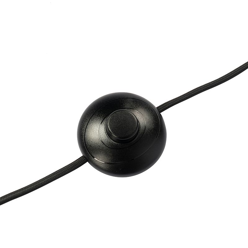 Design vloerlamp zwart 3-lichts verstelbaar - Mesh