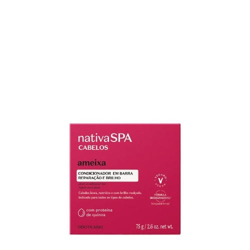 O Boticário Nativa Spa Ameixa Condicionador Sólido 90g