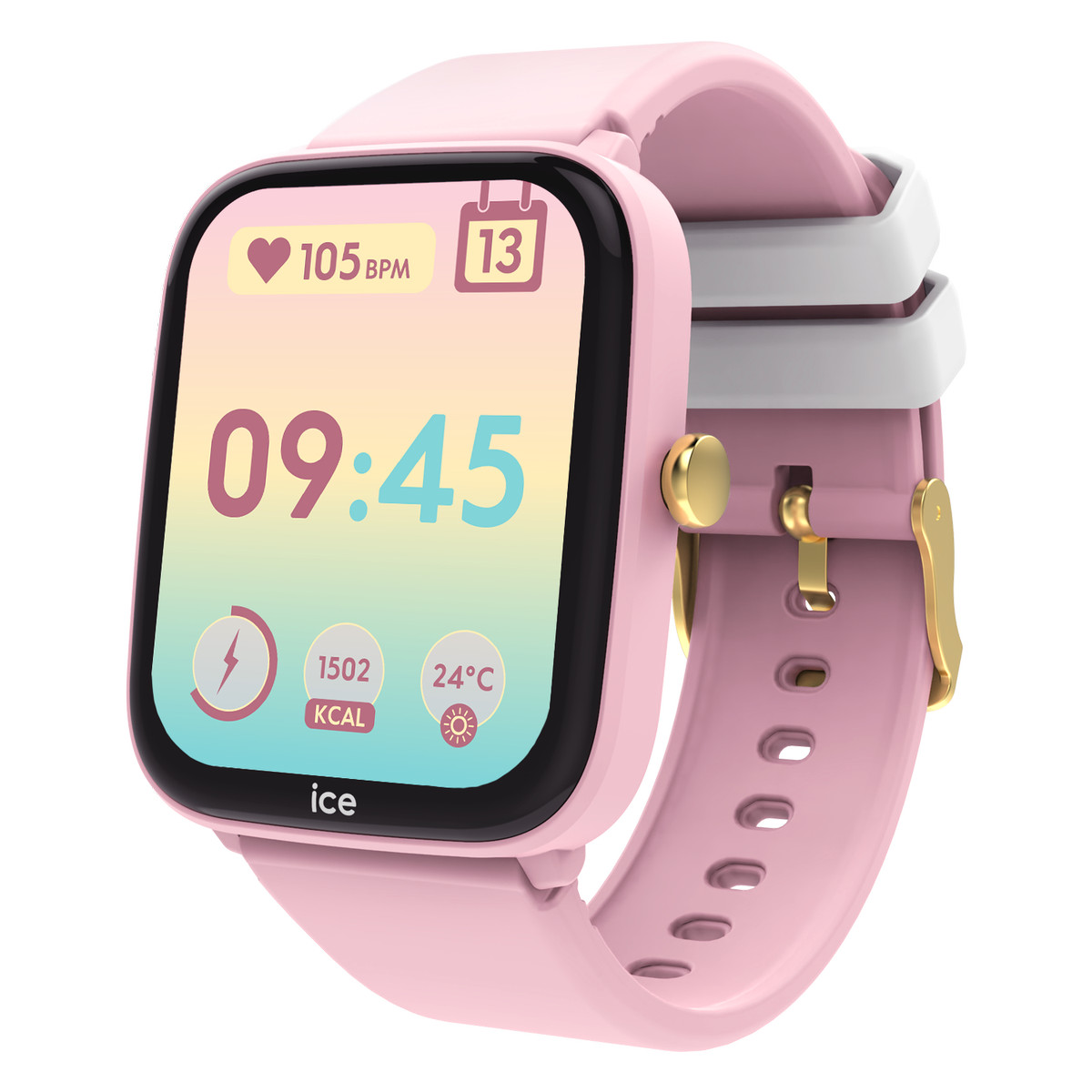 Montre ICE WATCH Ice smart enfant bracelet silicone rose