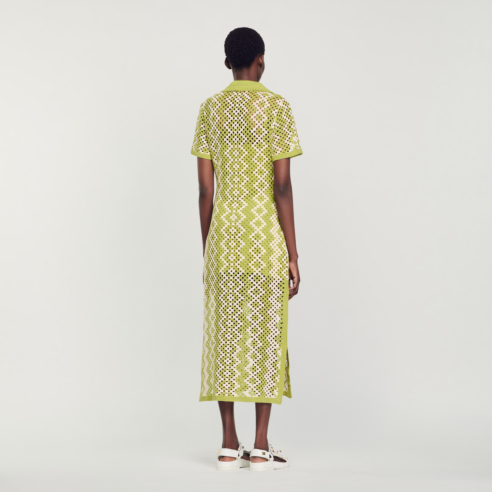 Robe tunique en crochet