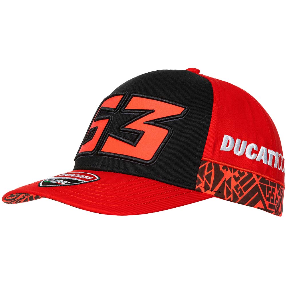 ducati - Casquette Bagnaia 63 Noir / Rouge