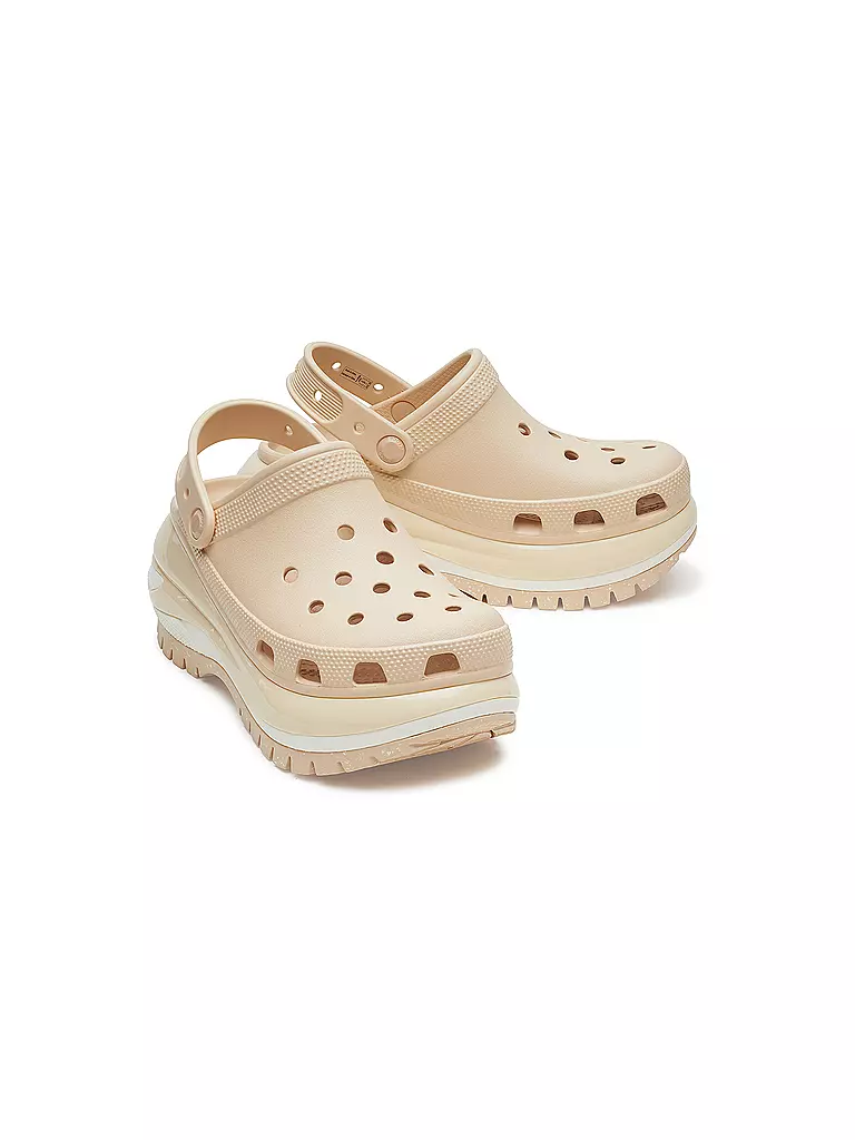 CROCS Pantoletten MEGA CRUSH CLOG beige