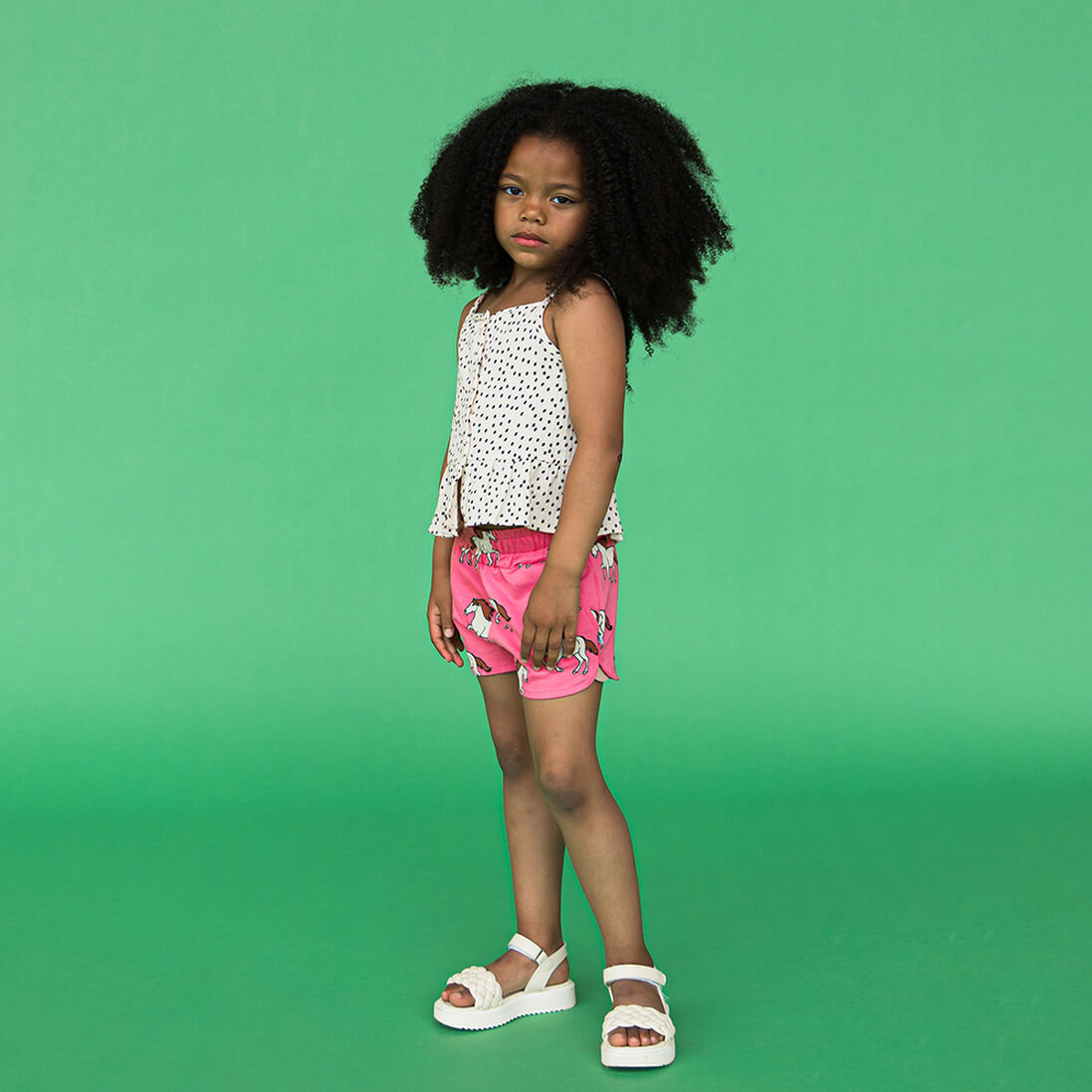 CARLIJNQ roze carlijnq shorts wild horse - sporty girls shorts