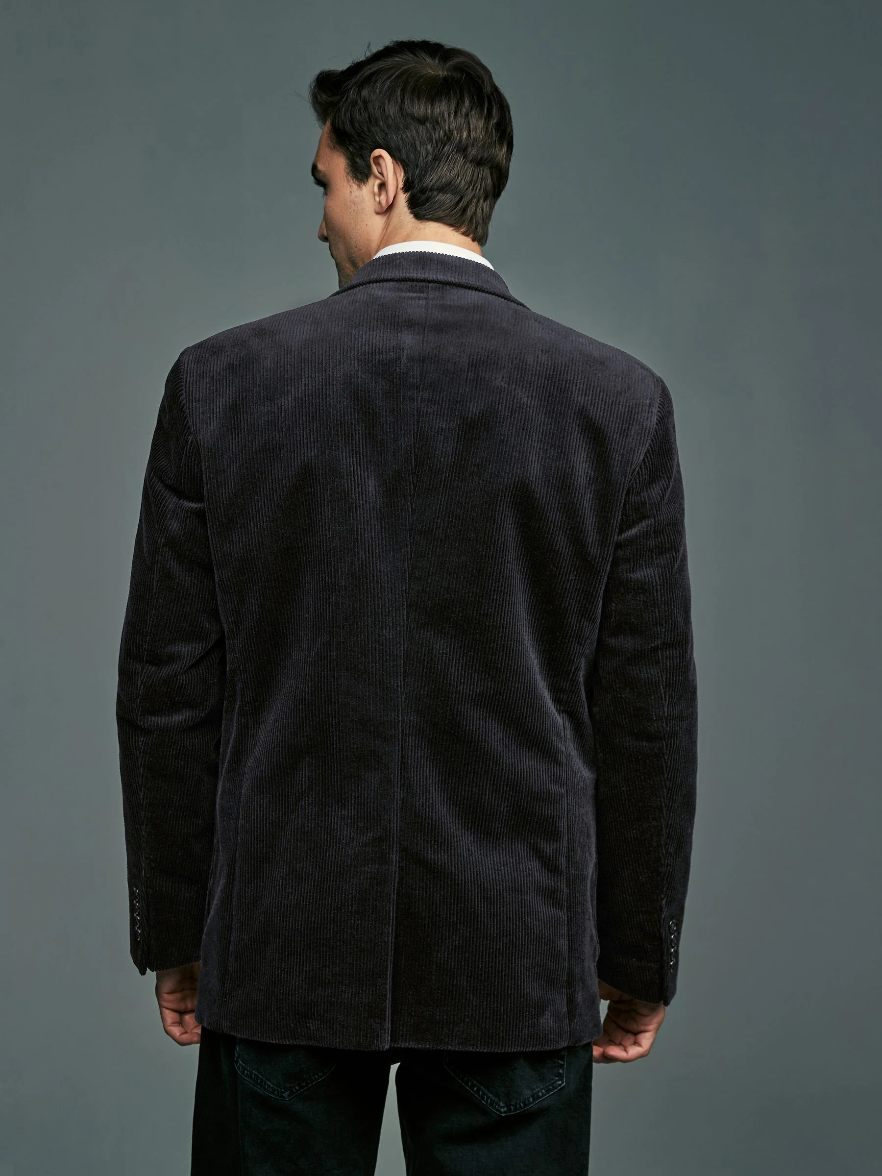 Zwart - Corduroy blazer