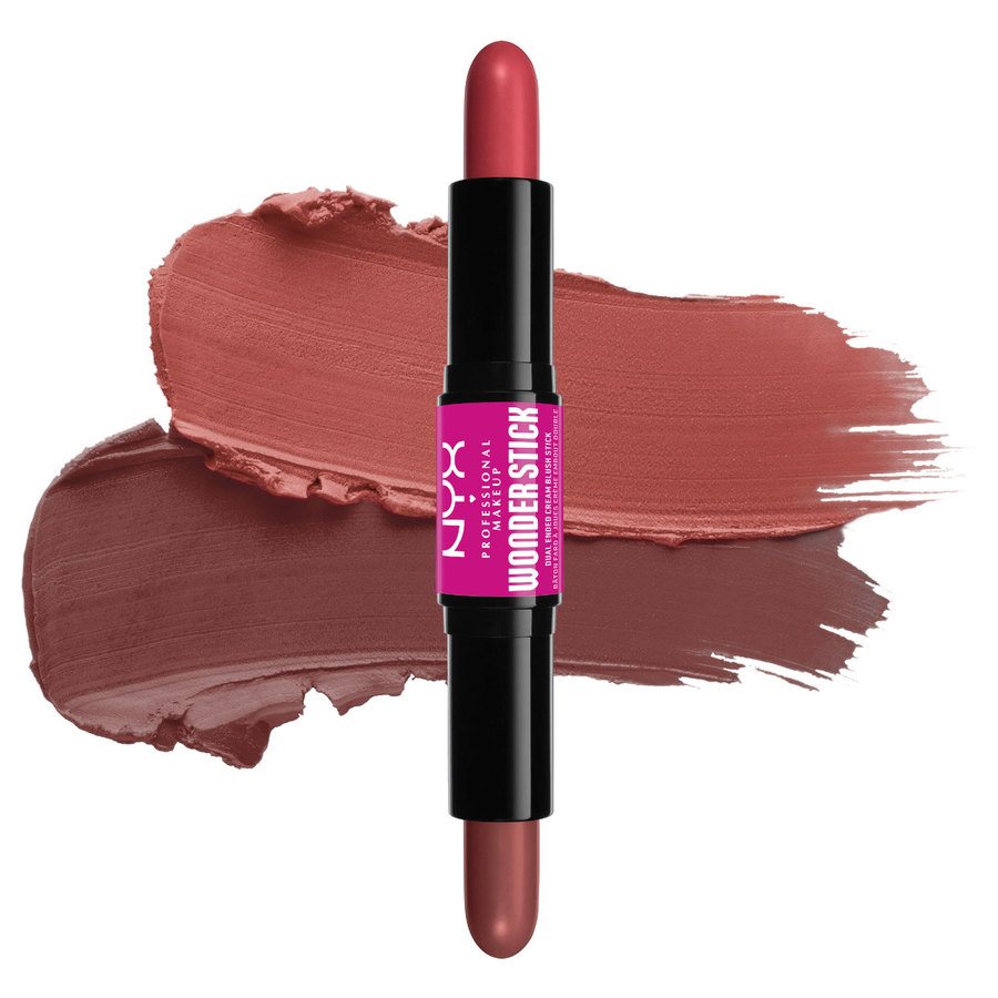 NYX Professional Makeup Wonder Stick Dual-Ended Cream Blush Stick 03 Coral + Deep Peach 4g