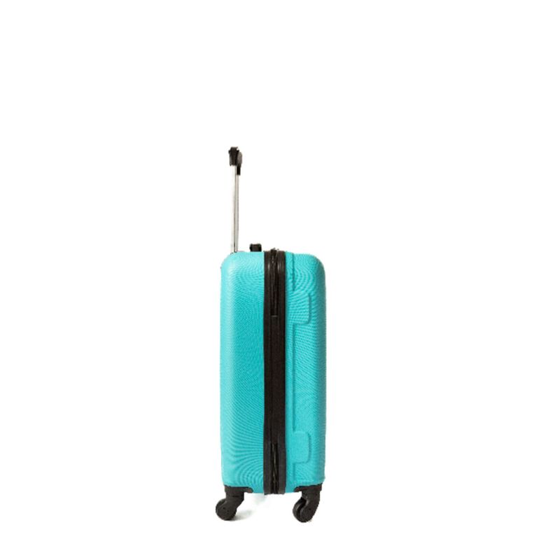 Lot de 4 valises rigides FG671 45, 55, 65 et 75 cm Turquoise