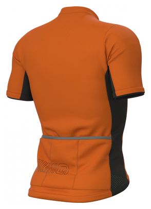 Maillot Manches Courtes Alé Color Block Orange