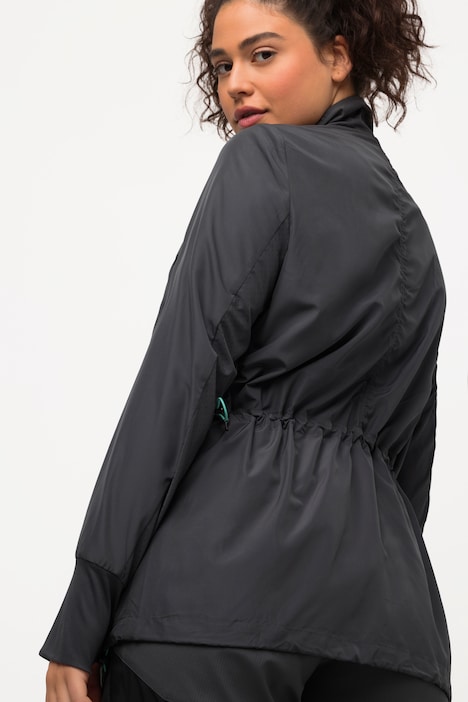 HYPRAR Jacke, leicht, Stehkragen, Tunnelzug, recycelt