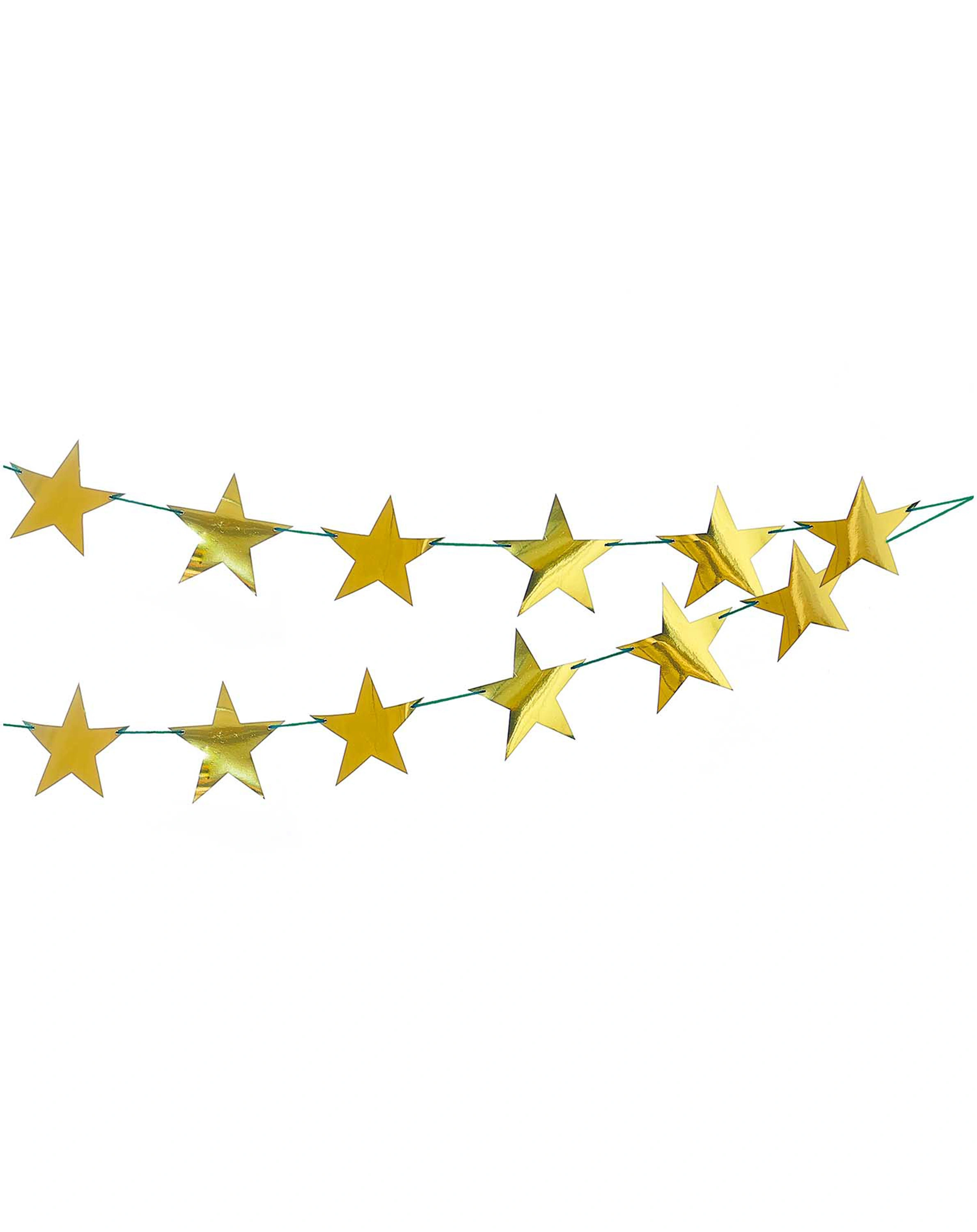 Girlande STERNE (3m) in gold