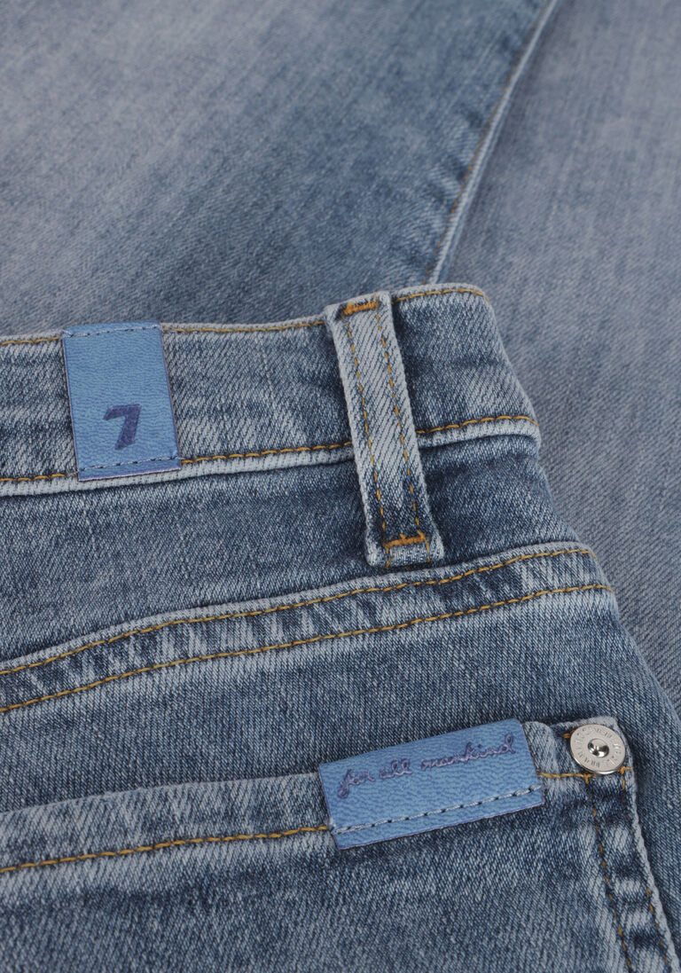 7 FOR ALL MANKIND blauwe 7 for all mankind skinny jeans hw skinny slim illusion brightness